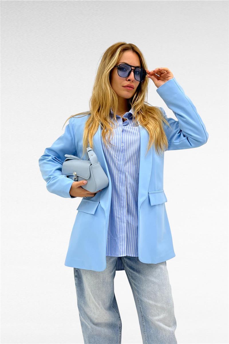 blazer con manica regolare bis